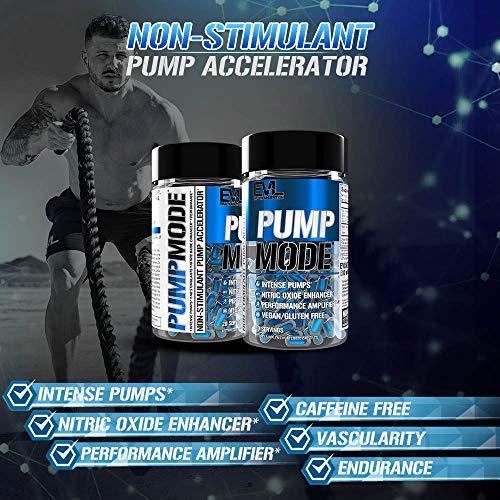 Evlution Nutrition Pump Mode Nitric Oxide Booster to Support Intense