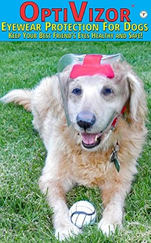 Optivizor Regular Snout UV (Clear or Dark) Medical or Preventative Eye/Face Protection (Goggles/Sunglasses/Visor) for Dogs