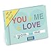 Knock Knock You + Me = Love Fill in the Love Book Fill-in-the-Blank Gift Journal, 4.5 x 3.25-inches