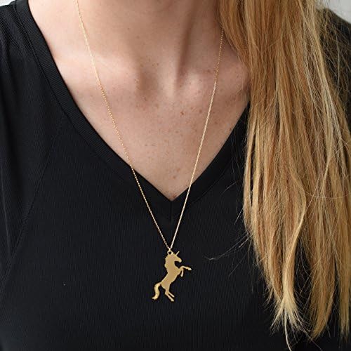Handmade Summer Unicorn Necklace for Women or Girls, Unicorn Jewelry, Fairy Tale Necklace, Fantasy Necklace, Animal Necklace
