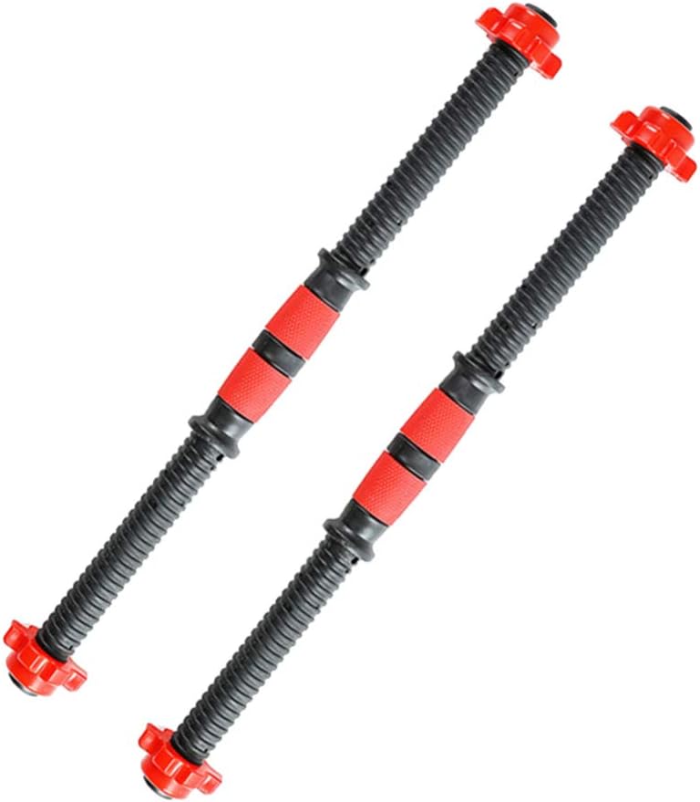 BESPORTBLE Pack of 2 Dumbbell Bars Handle Barbell Weight Lifting Spinlock Collar Set for Sport Workout Gym Training Random Color : Sports & Outdoors