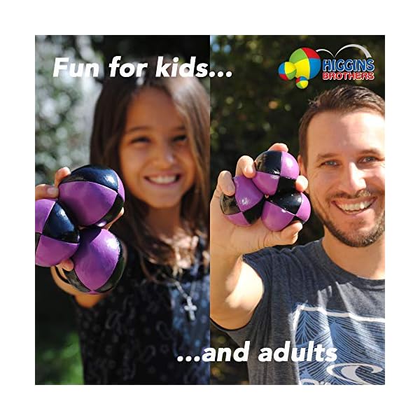 Juggling Balls Professional Style Set of 3 How to Juggle Kit with Bean Bags for Juggling for