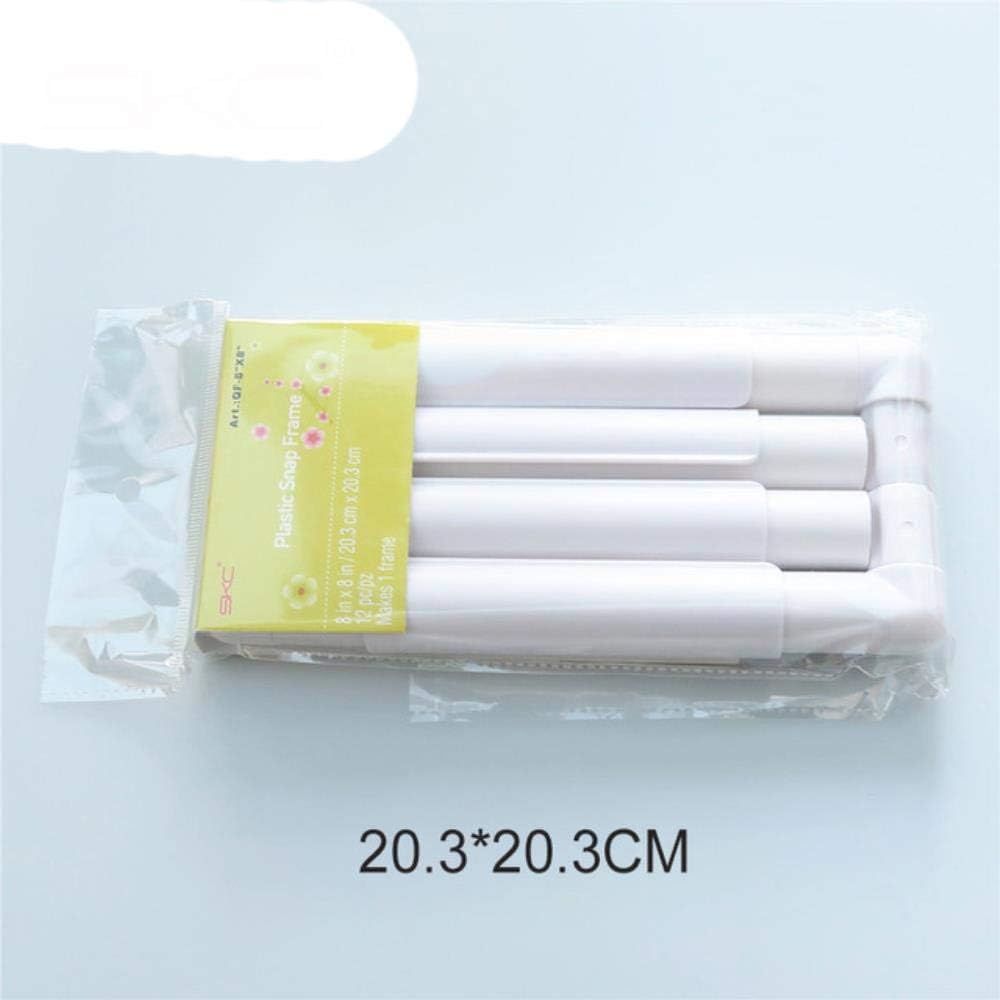 SKC Square Shape Embroidery Frame Set Plastic Cross Stitch Craft Tool Sewing Tools Handhold Frame Hoop Sewing Craft DIY Tools,SLF-4