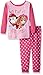 Nickelodeon Girls' Paw Patrol 2-Piece Cotton Pajama Set, Pink, 18 Months