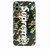 NEW - NYC Street Fashion Brand - TPU Flexible Plastic Protective Case/Cover/Skin/Bumper for iPhone X/10 (Camo)