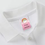 Dotty about Paper 50 Personalised No Iron Waterproof Name Labels Yummy Doughnuts view 2