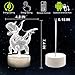 Dinosaur Night Light Kids Toys, Dimmable 3D LED Lamp Nightlight,16 Colors Smart Touch& Updated Remote Control, Dinosaur Toys Birthday Party Christmas Gifts for 2 3 4 5 6+ Years Old Girls Boys