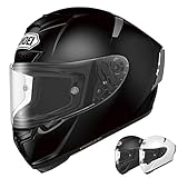 Shoei Solid X-14 Sports Bike Racing Motorcycle Helmet - Matte Black/Medium