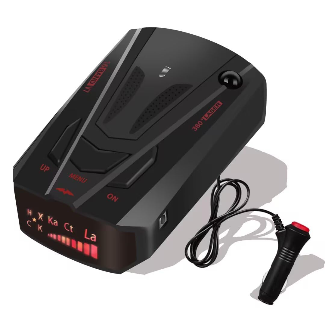 Photo 1 of 2026 Newly Radar Detector with Mute Memory, City/Highway Mode, Long Range Tracking, LED Display, Ideal Gift for Cars1105-6