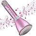 TOSING Microphone for Kids, Wireless Bluetooth Karaoke Microphone Machine for Home, Party, Birthday Gifts and Toys for Kids Girls Age 5 6 7 8 9 (Pink)