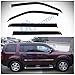 Outside Mount Window Visor Sun Rain Guards Compatible with 2009-2015 Honda Pilot