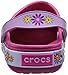 Crocs Crocband Butterfly K Clog (Toddler/Little Kid), Candy Pink, 10/11 M US Little Kid