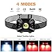 Headlamp Flashlight, Super Bright Led Headlamps Rechargeable Headlight 500 lumen IPX45 with Motion Sensor Mode Head Light, for Adults Outdoor, Camping, Running, Hiking Fishing (2 PACK)