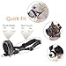 Dog Muzzle, Quickly fit gentle head collar walk training loop stop pulling halter, Black Large