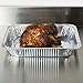 Durable Packaging Aluminum Steam Table Pans, Half-Size Medium, 2.19