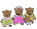 Li'l Woodzeez – Healthnuggle Bear Family Set – 4 Collectible Doll Figures with Storybook – Encourages Imaginative Pretend Play – A Wonderful Gift for Children 3+ Years