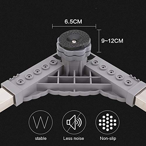 HAPPYDAY Washing Machine Bracket,Removable Universal Adjustable Base Pedestal Base for Refrigerator Washing Machine Accessories