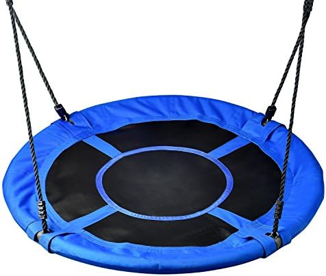 Cozypony 40’’ Diameter Large Size Durable and Safe Outdoor Tree Swing for Children, Easy to Install