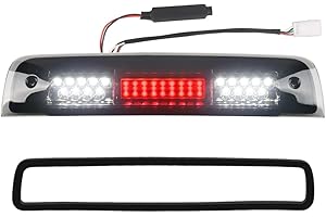 RAVSOFT LED 3rd Third Brake Light Smoked Lens with Seal Gasket For 2009-2018 Dodge Ram 1500 2500 3500 High Mount Stop Lamp Assembly
