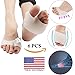 Ball of Foot Cushion, Metatarsal Forefoot Pads (6 PCS),New Material,Half Toe Sleeve Best for Diabetic Feet, Bunion Relief, Callus, Blisters, Forefoot Pain. Can be sued for Both feet & Men and Women.