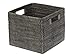 KOUBOO 1060056 Laguna Square Rattan Storage Basket, Honey-Brown