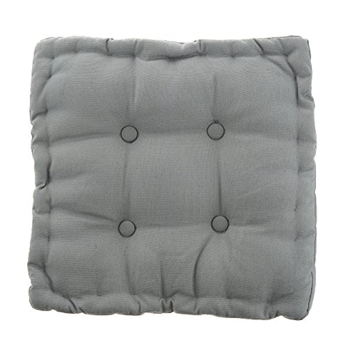 White Dove Chair Pads - Cotton Canvas - Value 4 Pack - Fits 16" Chair - XL Futon - Classic Design, by Unity (Gray) - Thumbnail 4
