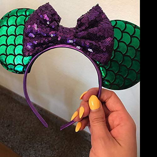 4 Mickey+Littler+Mermaid+Little+Purple
