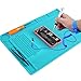 Eachway 13.4 x 9.1 inch Heat Insulation Silicone Pad Desk Mat Maintenance Platform BGA Soldering Repair Station with Scale Ruler Repair Mat