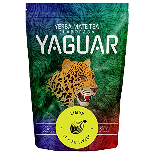 Mate Tee Yaguar Limón 500g Mate Tee Mit Zitrone Brasilianischer Mate Tee Glutenfrei Vegan