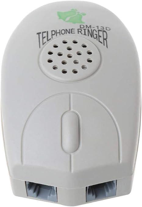 JUNESUN Amplifier Landline Phone Bell Ringer Extra Loud Telephone Ring