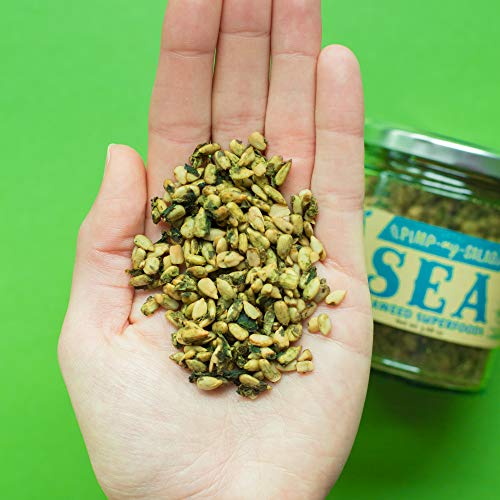 PIMP MY SALAD, Vegan Salad Toppers, and Flavor Boosters | Dairy-Free, Paleo, Gluten-Free Healthy Snacks & Toppings | Sea Superfoods | Pantry Jar | 3.88 oz - Thumbnail 2