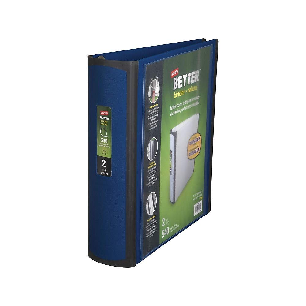 Staples Better Binder, 2Inch, Blue Amazon.co.uk Office Products