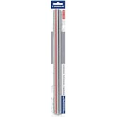 STAEDTLER Professional Triangular Scale Ruler - 12in Metal Architectural Scale with High-Contrast Etched Markings, 6 Imperial Scales for Drafting &amp; Blueprint Reading