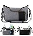 OLIVIA & AIDEN Stroller Organizer Set - Universal Fit Durable Multi Pocket Stroller Bag, Padded Shoulder Strap, Stroller Safety Belt Wrist Strap, 2 Stroller Bag Hooks – Carriage Accessories Set