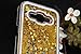 Galaxy Core Prime Case,NSSTAR Galaxy Core Prime [Liquid] [Glitter] Case,Creative Design Flowing Liquid Floating Bling Glitter Sparkle Stars Clear Hard Case for Samsung Galaxy Core Prime G360(Yellow)