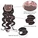 V-Emma 4x4 Lace Closure Body Wave Virgin Brazilian Hair 130% Density Lace Closure
