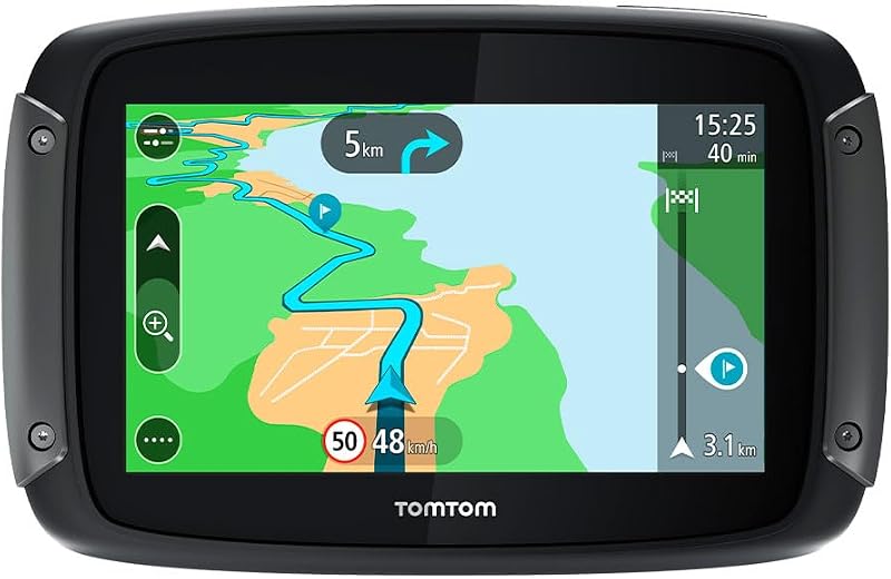TomTom Rider 50 Motorcycle Sat Nav 4.3" WiFi EU23 Maps IPX7 Weatherproof