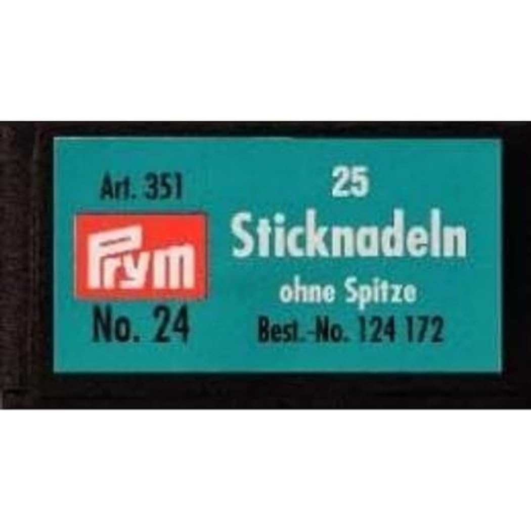 Prym - Prym Embroidery (0.80 x 37mm) Blunt Tip Needles - 1 Unit
