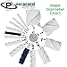 PARACORD PLANET Twisted 3 Strand Natural Cotton Rope Artisan Cord – 1/4, 1/2, 5/8, 3/4, and 1 inch Diameters – Super Soft White and Assorted Colors by the foot – 10', 25', 50', 100' and Full Spools