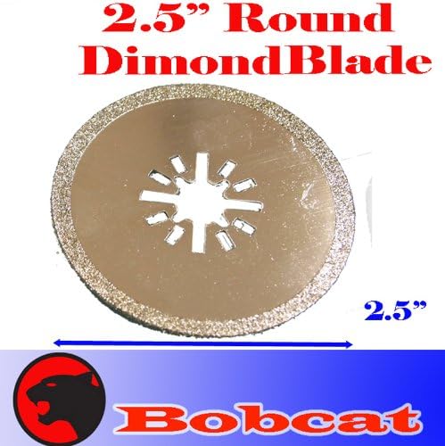 2.5" Round Diamond Grout Tile Cut Oscillating Multi Tool Saw Blades for Fein Multimaster Bosch Multi-x Craftsman Nextec Dremel Multi-max Ridgid Dremel Chicago