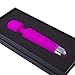 Meili Wireless Therapeutic Massager Power Vibrator Wand Waterproof with Multi-Speed,Muscle Electric Massagers-Pink
