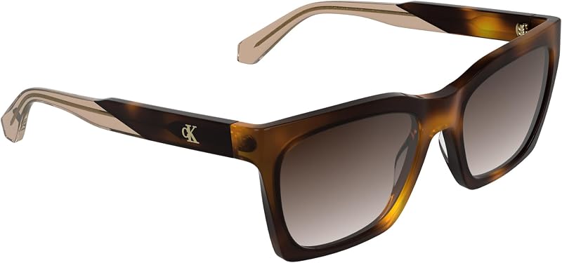 Women's Sunglasses CKJ26606S - Havana with Gradient Brown Lens