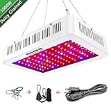 HIGROW 1000W LED Grow Light, Full Spectrum Plant Light with Daisy Chain for Indoor Greenhouse Hydroponics Plants Veg and Flower