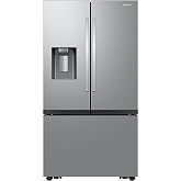 Samsung 26 cu. ft. Mega Capacity Counter Depth 3-Door French Door Refrigerator with Four Types of Ice, Stainless Steel, RF27CG5400SRAA