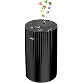 Waterless Diffuser for Essential Oil, Portable Scent Diffuser for Home, Car | Battery Operated, Up to 600 sq ft , 20mL, 4 Timer &amp; 3 Mist Levels, Cold Air, Aromatherapy Diffuser for Room, Office, Bathroom