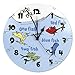 Trend Lab Dr. Seuss Wall Clock, One Fish Two Fish