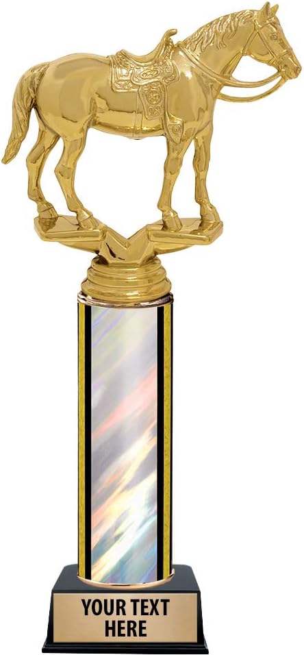 Amazon.com : 11" Western Horse Trophies - Western Horse Silver Trophy