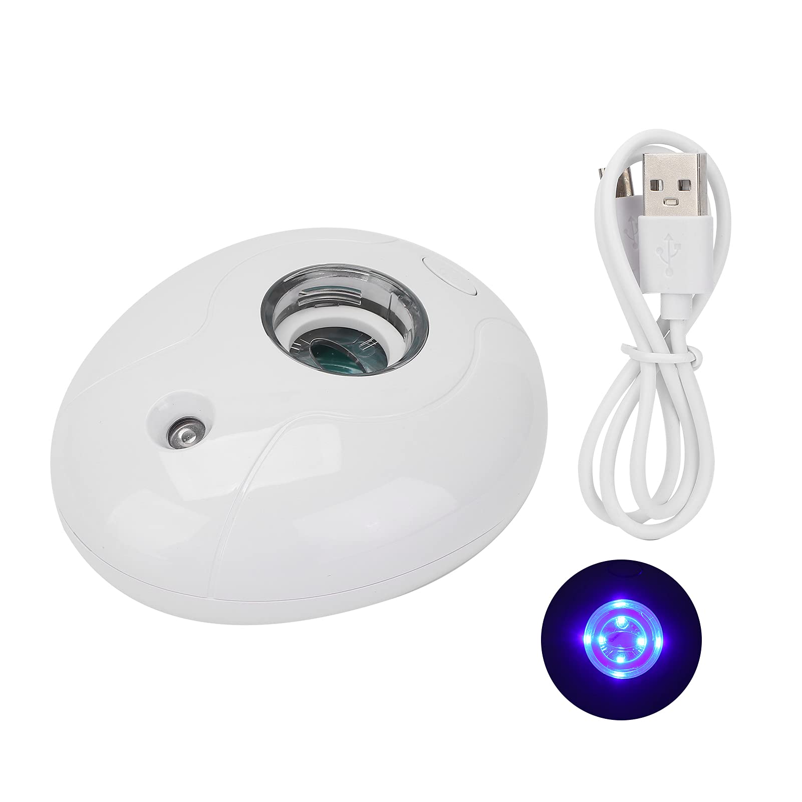 Humidifier, Portable Cool Mist Bottle Humidifier for Use, Silent Travel Humidifier for Car, Home, Bedroom, Office, Hotel – Compact & Rechargeable