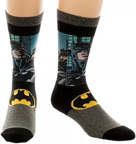 DC Comics Batman Sublimated Panel Crew Socks
