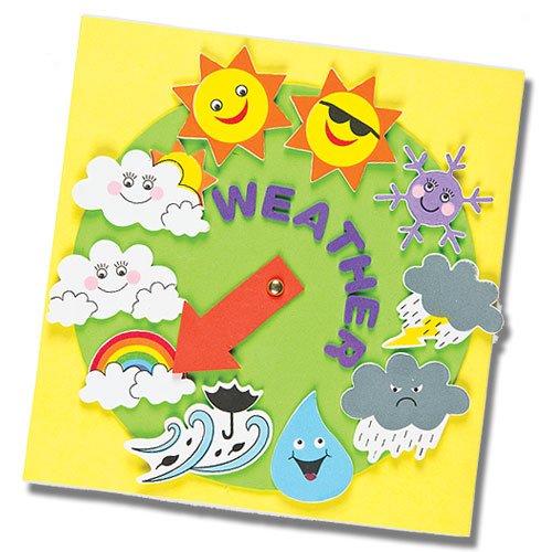 Baker Ross EV3082 Weather Foam Stickers (Pack of 96), Assorted - Image 3